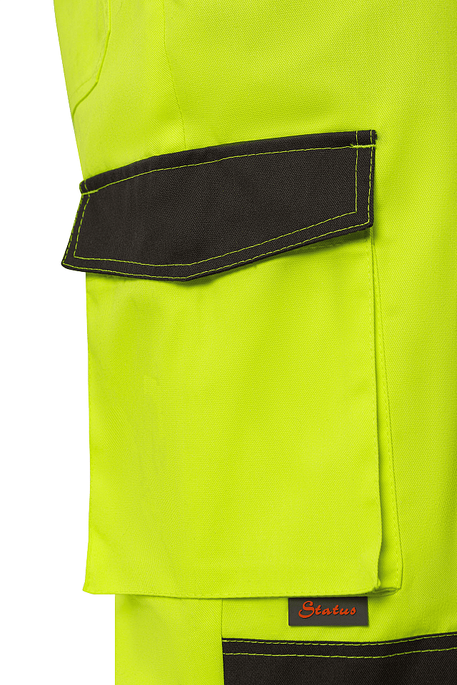 Костюм STATUS NEW (Статус) желтый/графит cо световозвращающими полосами - _13_