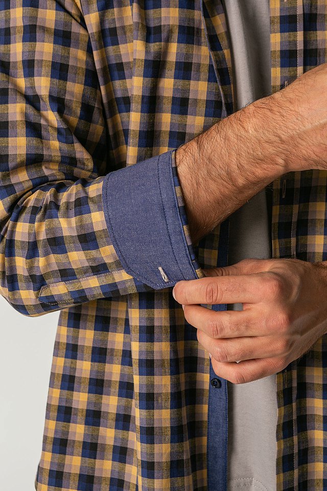 Рубашка Бристон Бар БАРИСТА (BristonBar BARISTA) мужская охра-т.синяя, клетка - upload/resize_cache/iblock/0ee/v6u3f8grhhpd3w0i4sf17ag0riqodiyp/640_1002_1821712164bebe8964a3cb4f91f48bb72/7