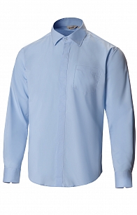 Рубашка мужская El-Risto без кармана sky blue (голубая)