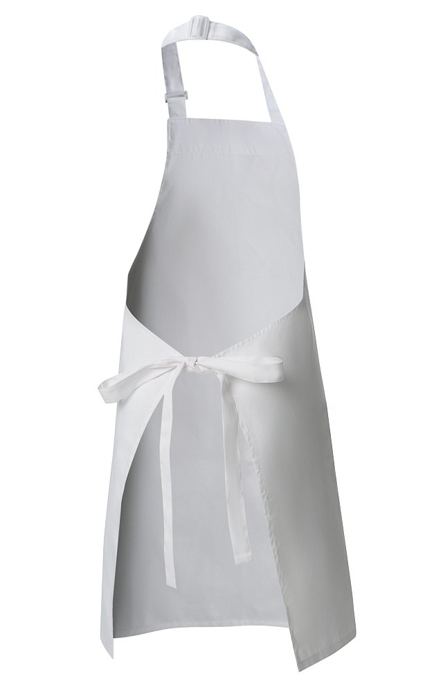 Фартук HORECA (ХОРЕКА) с нагрудником white (белый) - etiketki