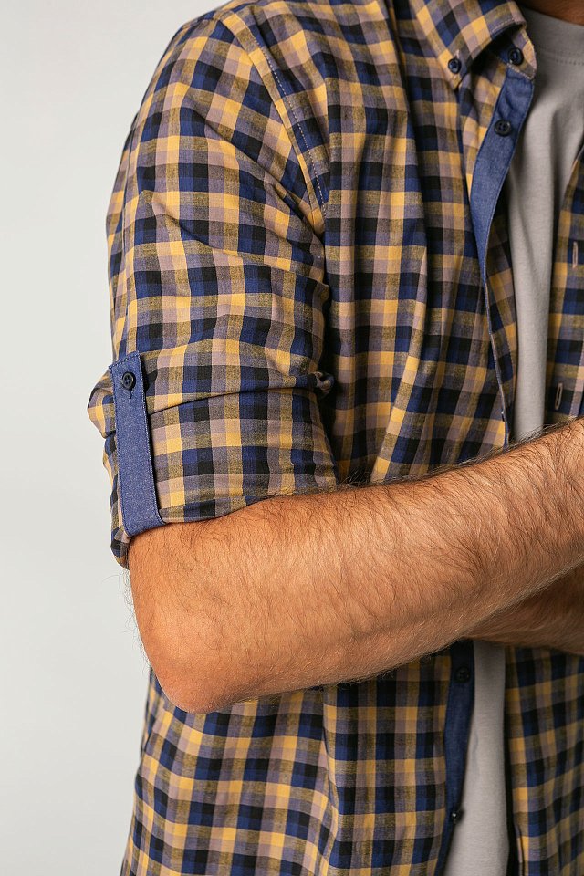 Рубашка Бристон Бар БАРИСТА (BristonBar BARISTA) мужская охра-т.синяя, клетка - upload/resize_cache/iblock/1f0/r6yqtisj3i0vy8954obuasg9i0x5yi6l/640_1002_1821712164bebe8964a3cb4f91f48bb72/6