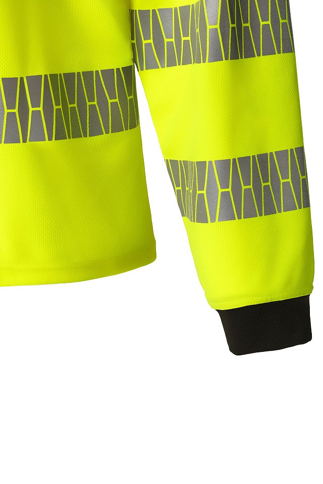 Футболка ЮНИОНВОРКВЕАР Хай-Вис (UNIONWORKWEAR Hi-Vis) длинный рукав желтая - kopiya_1280x1920