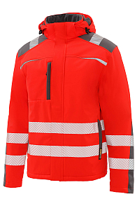 Куртка ЮРИНОКС Хай-Вис (YURINOX Hi-Vis) Люминос демисезонная красная