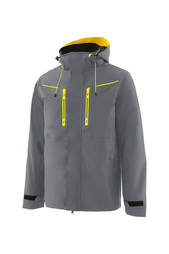 Куртка ЮНИОНВОРКВЕАР (UNIONWORKWEAR) 3 в 1 т.серая - copy