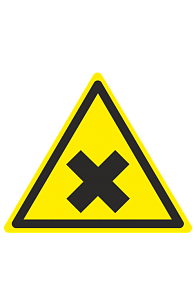 Знак "Осторожно. Вредные для здоровья аллергические (раздражающие) вещества" ( W 18 )