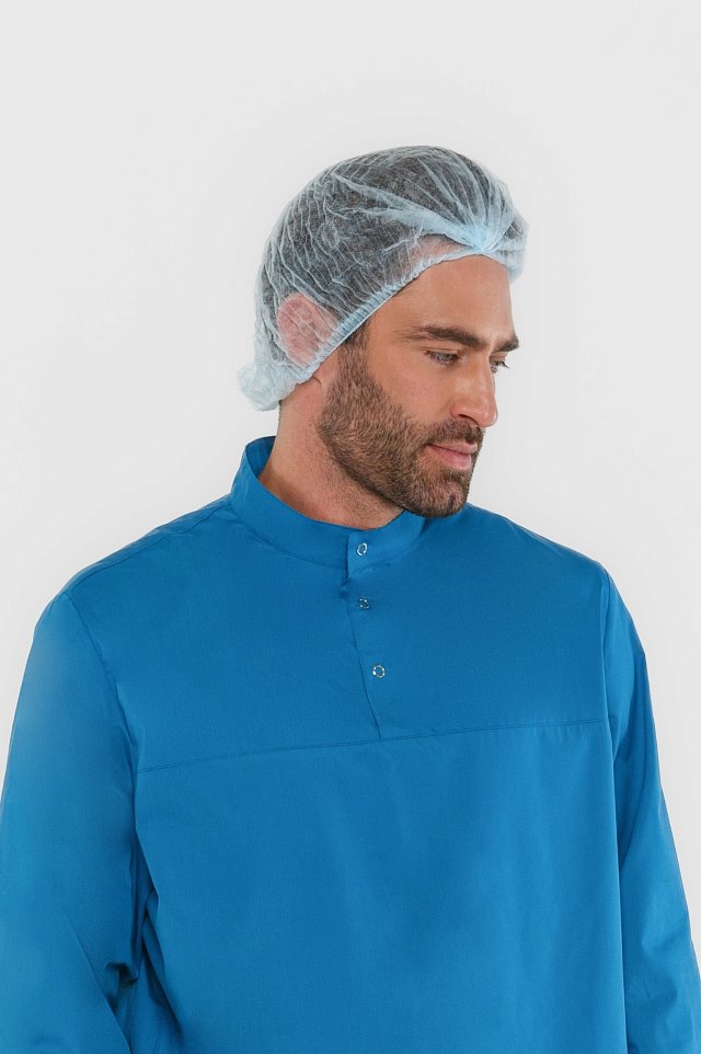 Шапочка защитная Шарлотта одноразовая (упаковка 100 штук) голубая (LAB011) - upload/resize_cache/iblock/425/d9xity3yl11ndkovaiyj1dut5r9iu14u/640_1002_1821712164bebe8964a3cb4f91f48bb72/2