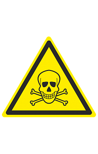 Знак "Опасно. Ядовитые вещества" ( W 03 )