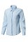 Рубашка женская El-Risto sky blue (голубая) удлиненная