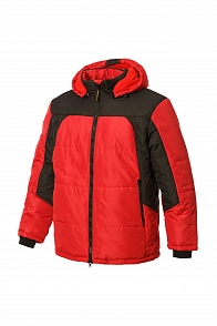 Куртка "Тайгер" зимняя красно-черная