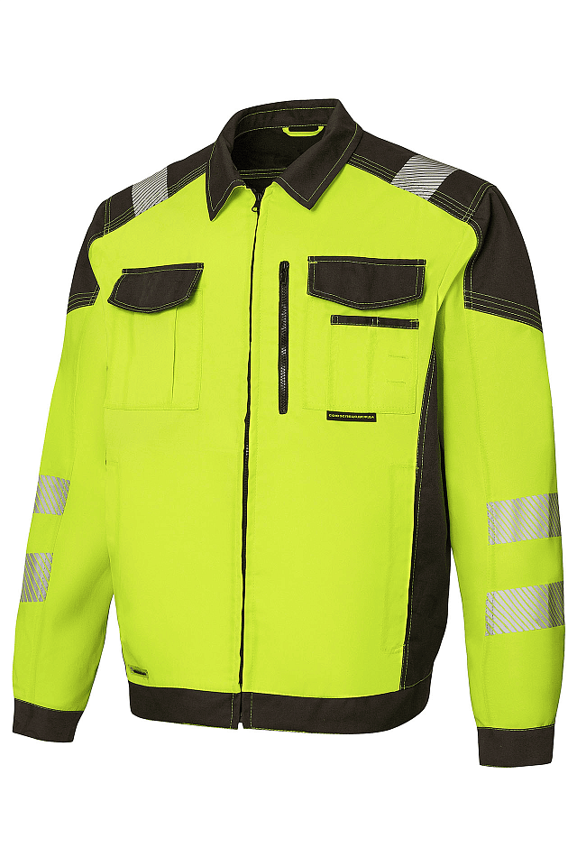 Костюм STATUS NEW (Статус) желтый/графит cо световозвращающими полосами - _1_