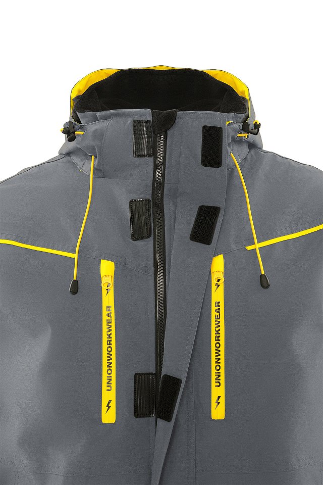 Куртка ЮНИОНВОРКВЕАР (UNIONWORKWEAR) 3 в 1 т.серая - copy