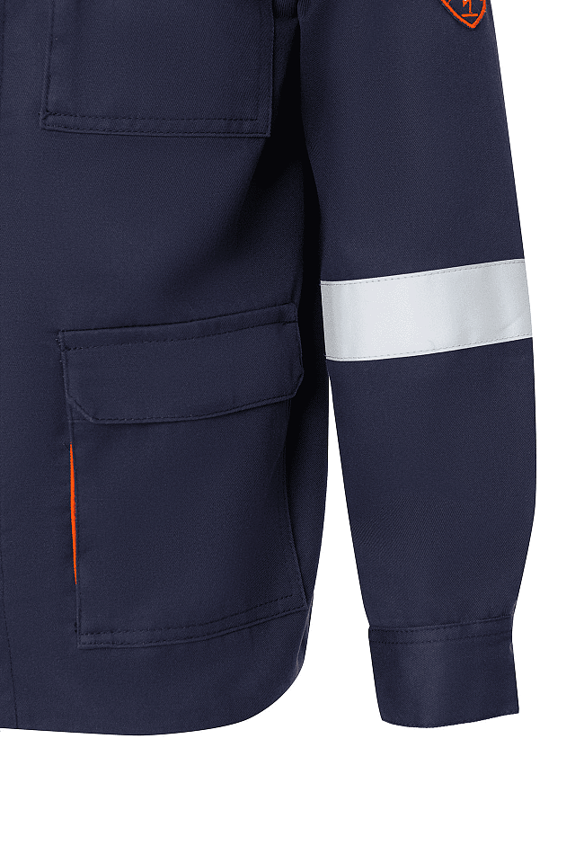 Костюм летний для защиты от электрической дуги СП02-Л 47,8 кал/см² Минпромторг т.синий - _9_