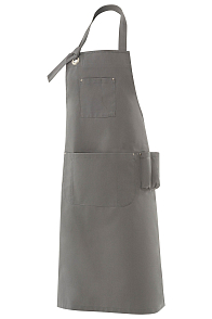 Фартук БРИСТОНБАР РИКОН (BristonBar RICON) с нагрудником т.серый