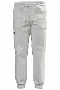 Джоггеры Эргофайв Актив (ERGOFIVE Active) EAPU03 белые