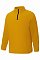 Толстовка КОТЛАЙН (KOTLINE) флисовая с воротником тройер горчица