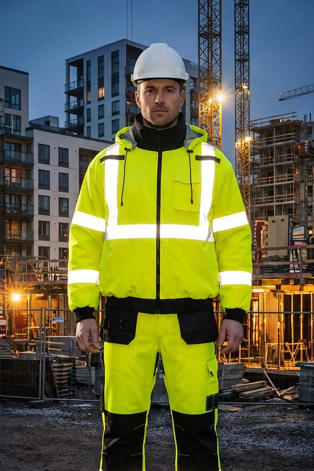 Куртка ЮНИОНВОРКВЕАР Хай-Вис (UNIONWORKWEAR Hi-Vis) Рефлектор демисезонная желтая - upload/resize_cache/iblock/968/ci4o5viqdj8fl2tvpf3l6vgrd7pws9zl/640_1002_1821712164bebe8964a3cb4f91f48bb72/4