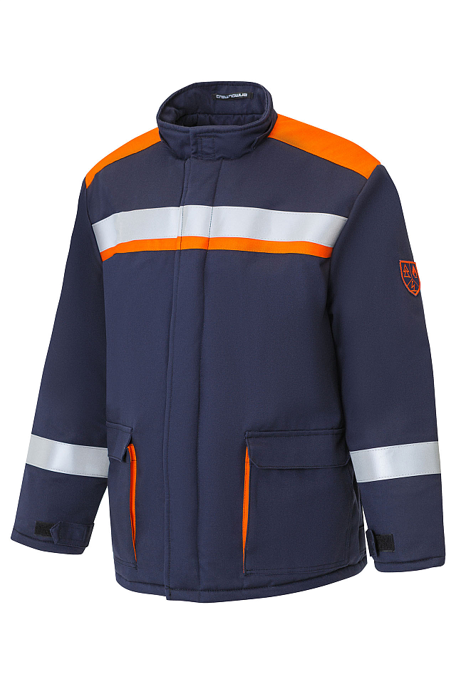 Костюм зимний для защиты от электрической дуги СП08-З, 67,4 кал/см² т.синий - _1_