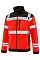 Куртка ЮНИОНВОРКВЕАР Хай-Вис (UNIONWORKWEAR Hi-Vis) Контраст демисезонная красная