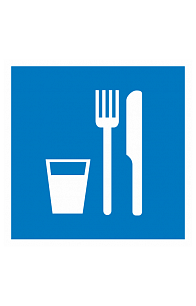 Знак "Пункт (место) приема пищи" ( D 01 )