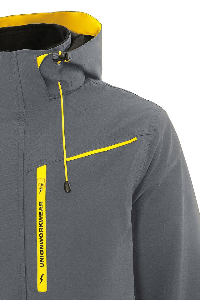 Куртка ЮНИОНВОРКВЕАР (UNIONWORKWEAR) 3 в 1 т.серая - copy