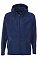 Толстовка флисовая с капюшоном темно-синяя
