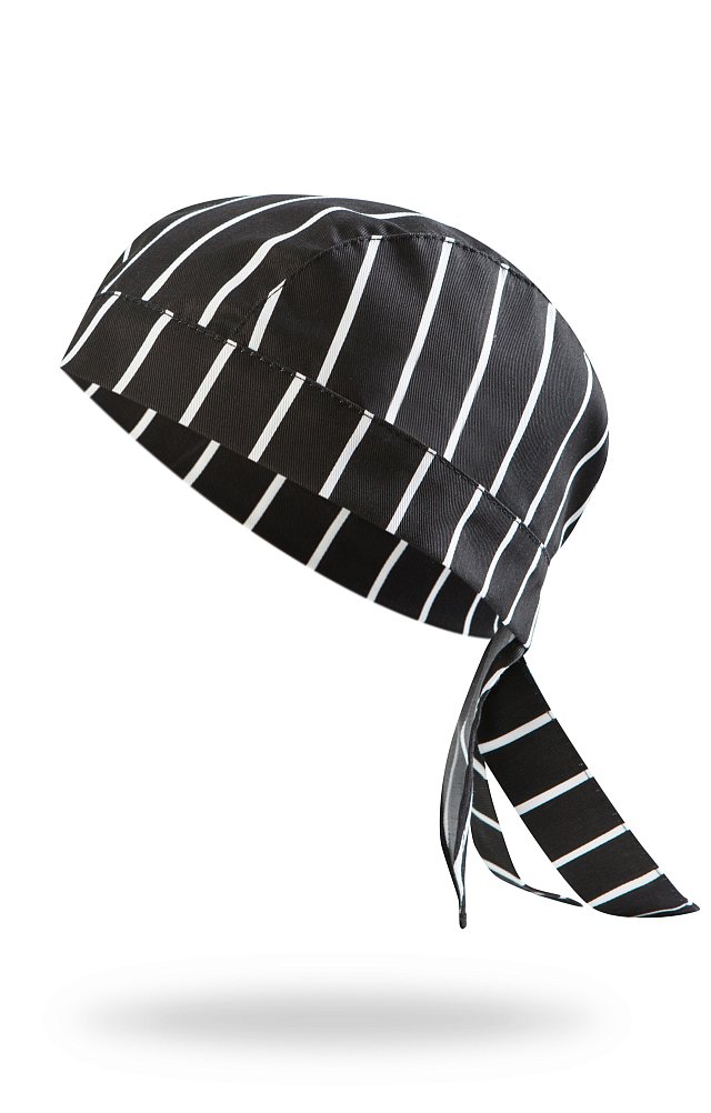 Бандана РИСТРЕТТО (Ristretto) MixColor BLACK (черный/белая полоска) - etiketki