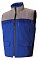 Жилет Профессионал утепленный василек/светло-серый