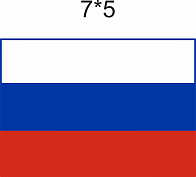 Логотип цветной Флаг России
