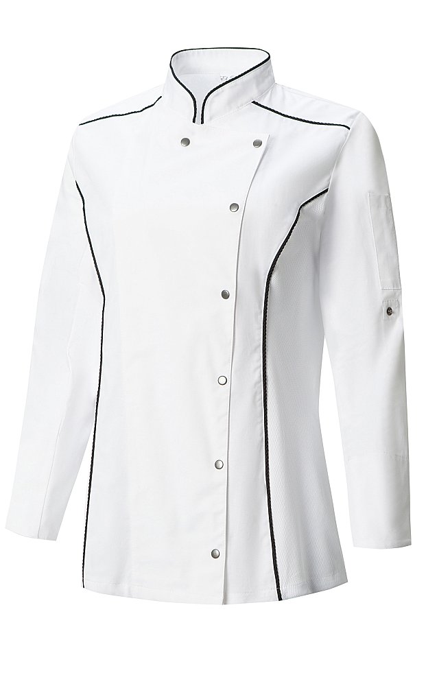 Китель поварской RICON (РИКОН) женский цвет white (белый) - etiketki