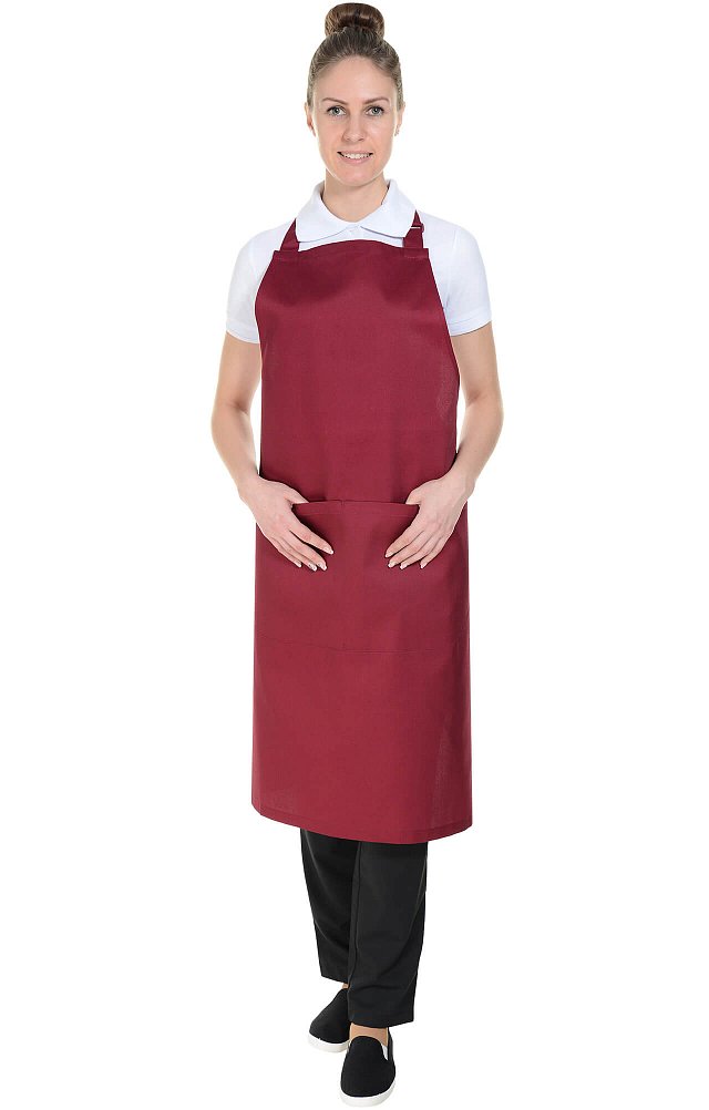 Фартук «BARISTA» с нагрудником, цвет burgundy (бордо) - upload/resize_cache/iblock/d36/640_1002_1821712164bebe8964a3cb4f91f48bb72/fartuk_barista_s_nagrudnikom_cvet_burgundy_bordo_4