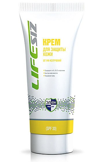 Крем защитный от УФ излучения SPF 30 комбинированного действия ЭЛЕН 100 мл - upload/resize_cache/iblock/d96/356_558_1821712164bebe8964a3cb4f91f48bb72/krem_elen_spf_30