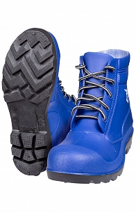 Ботинки ПВХ Альбатрос с металлическим подноском синие
