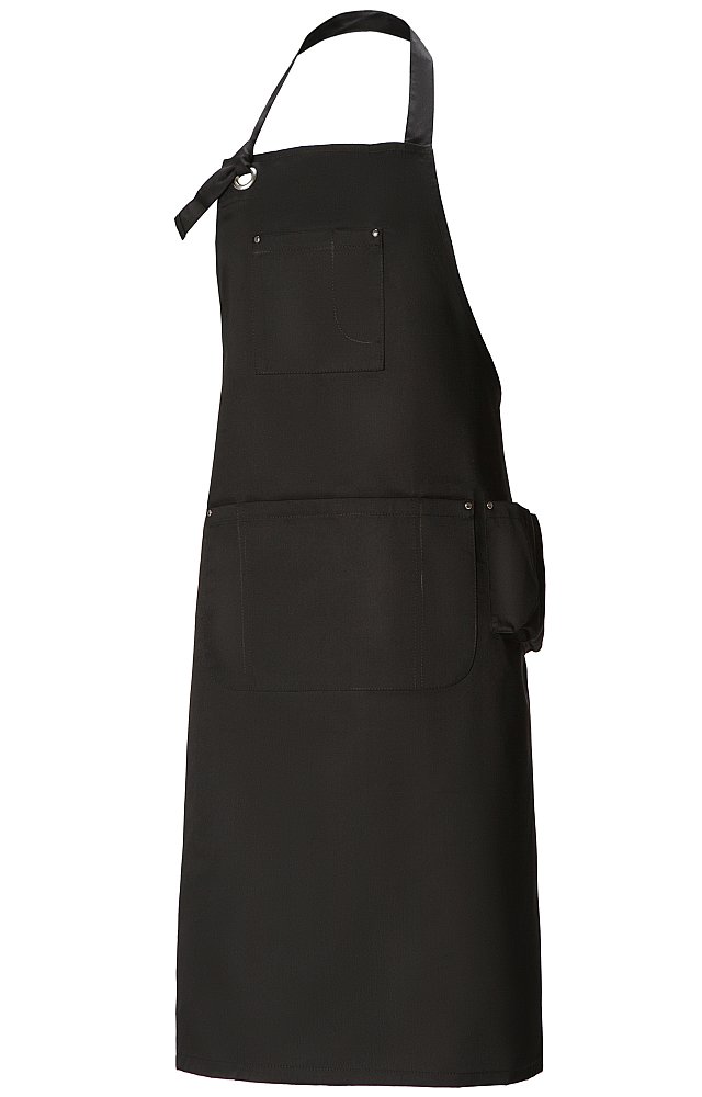 Фартук БРИСТОНБАР РИКОН (BristonBar RICON) с нагрудником черный - etiketki