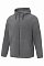 Толстовка КОТЛАЙН (KOTLINE) флисовая с капюшоном т.серая