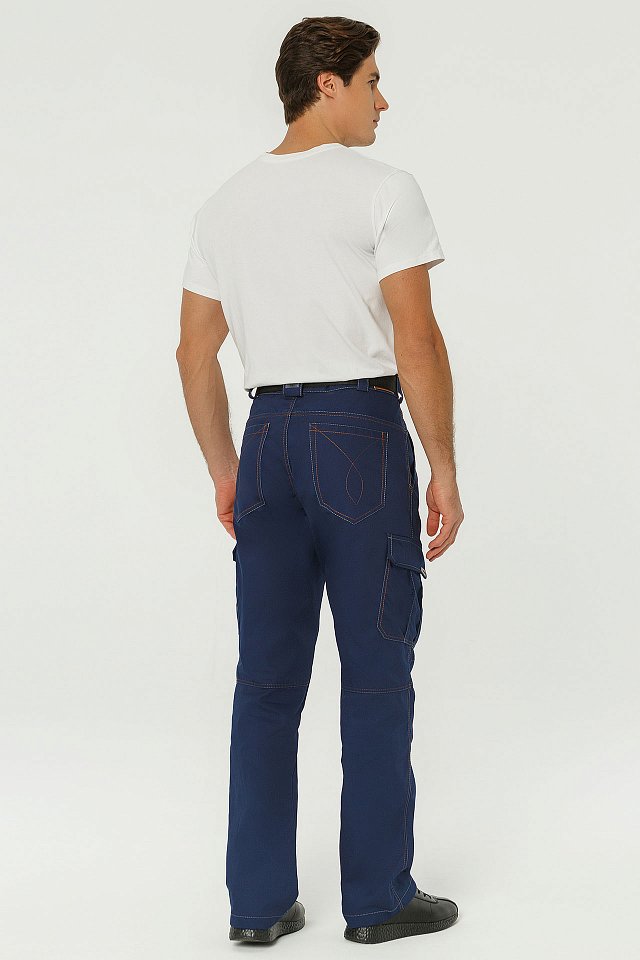 Брюки рабочие "PREMIUM" (Премиум) темно-синиe - _3_1280x1920