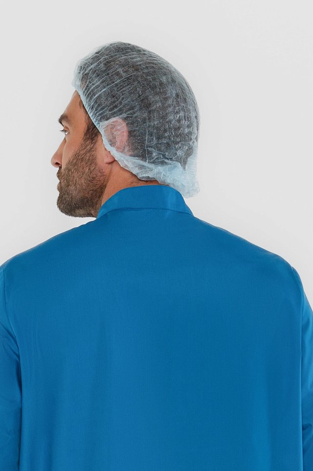 Шапочка защитная Шарлотта одноразовая (упаковка 100 штук) голубая (LAB011) - upload/resize_cache/iblock/ed7/3s1tr6mcr7agyfdvtonyvubesgxutfr8/640_1002_1821712164bebe8964a3cb4f91f48bb72/3