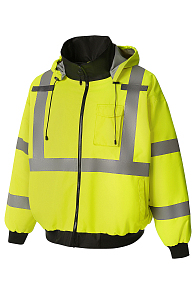 Куртка ЮНИОНВОРКВЕАР Хай-Вис (UNIONWORKWEAR Hi-Vis) Рефлектор демисезонная желтая
